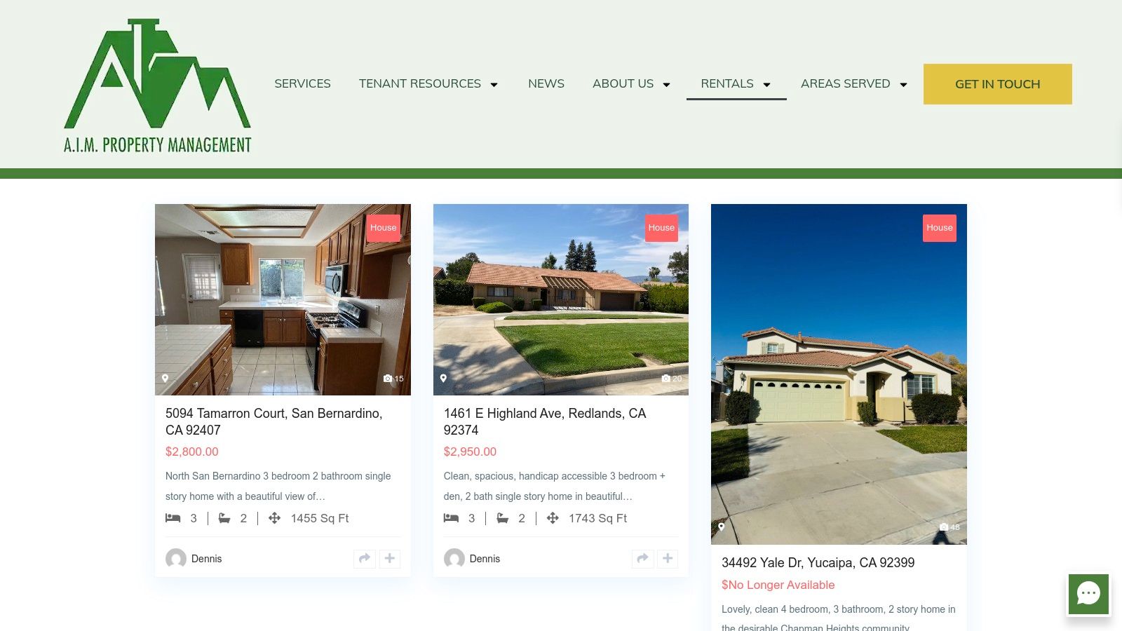 Available Rentals – AIM Properties