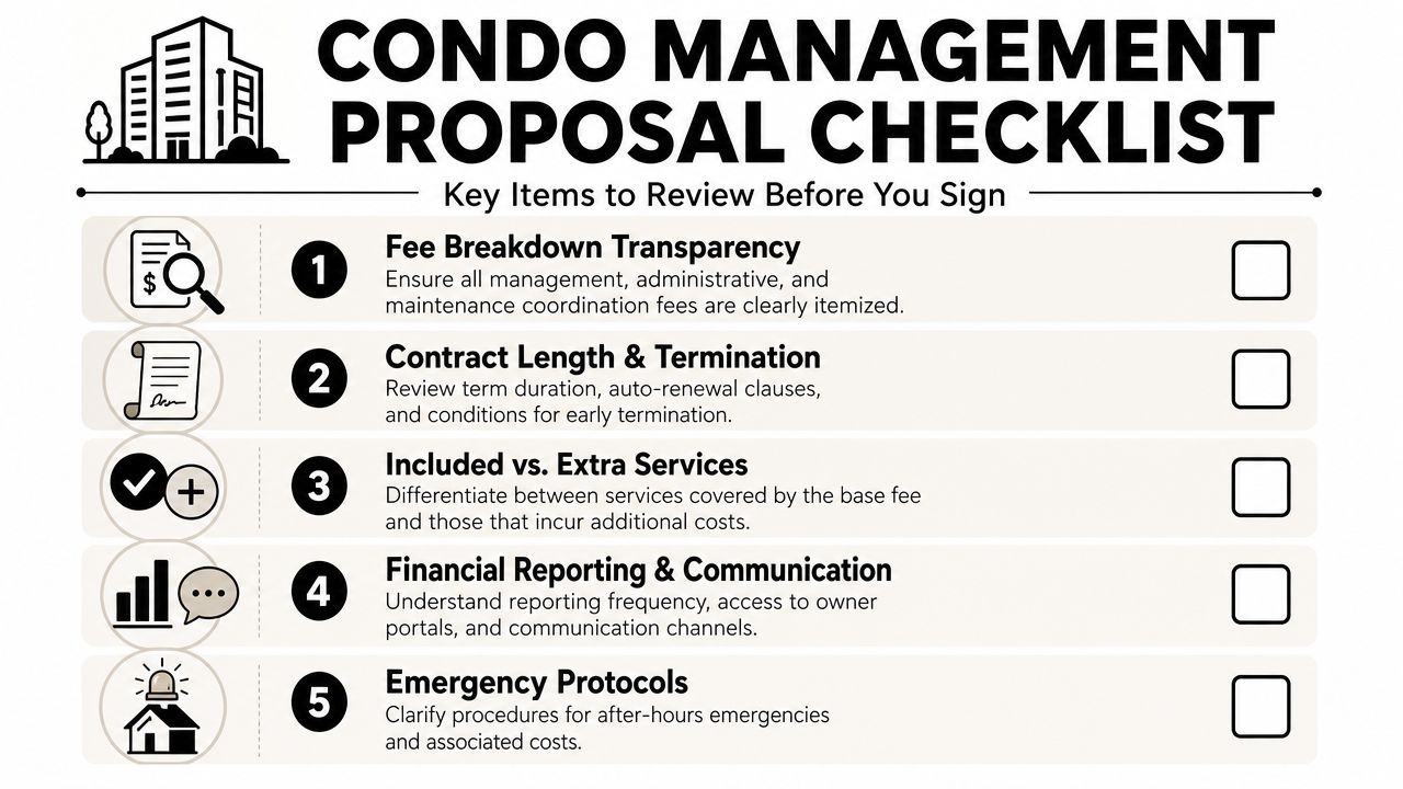 Your Checklist for Comparing Management Proposals